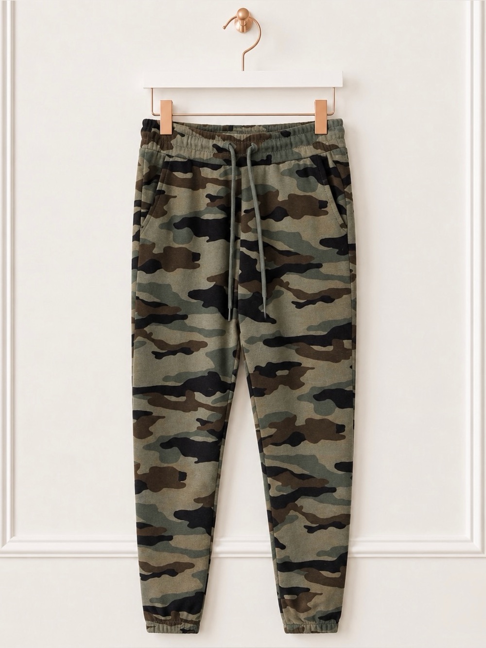 NWT BB Dakota Womens Small Camo Camouflage Joggers Sweatpants Lounge Pants